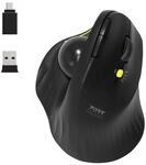 Mouse Wireless - Port Designs - 900719 Trackball Ergo - Bluetooth E 2,4 Ghz -