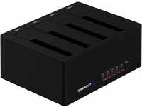 SABRENT 4 Bay Festplatten Docking Station USB A 5Gbps, 2,5" 3.5" SATA HDD und...