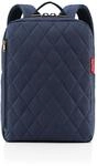 reisenthel classic backpack M rhombus midnight gold - durchdachter Rucksack, modernes
