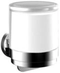 emco round Fl&uuml;ssigseifenspender, Einhandbedienung, Kristallglas satiniert,