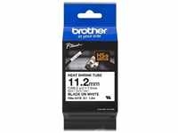 Brother Original Pro Tape HSe-231E Schrumpfschlauch – schwarz auf weiß