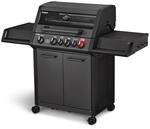 Enders&reg; Gasgrill MONROE PRO 4 SIK TURBO SHADOW, 4-Edelstahlbrenner, Seitenkocher,
