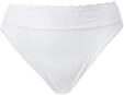CALIDA Iconics Jazzpant Damen, aus 100% Baumwolle, Spitze am Beinausschnitt Weiss