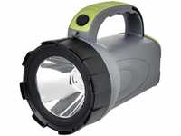 EMOS Aufladbarer LED Handscheinwerfer 300lm Helligkeit, 370m Leuchtweite, 2