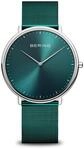 BERING Unisex Uhr Quarz Movement - Ultra Slim Collection mit Edelstahl und Saphirglas