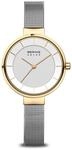 BERING Damen Uhr Quarz Movement - Solar Collection mit Edelstahl und Saphirglas