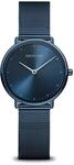 BERING Damen Uhr Quarz Movement - Ultra Slim Collection mit Edelstahl und Saphirglas