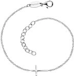 Engelsrufer Damen Armband aus Sterling Silber und Kreuz Anh&auml;nger silber -