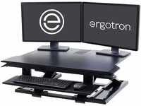 Ergotron WORKFIT-TX W/DROPDOWN KB Tray PVC Black Sit-Stand Desk Workstation -