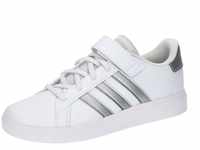 adidas Unisex Kinder Grand Court Sneakers, Ftwr White/Matte Silver/Matte...