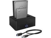 ICY BOX Dual HDD / Festplatten Docking Station USB 3.0 für SATA 2,5 Zoll & 3,5...