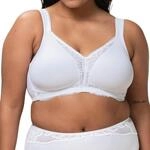 Triumph Damen Spitzen-BH Modern Lace+Cotton N, ohne B&uuml;gel, ohne Polsterung,