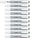 STABILO - Textmarker - swing cool Pastel - 10er Pack - Seidengrau