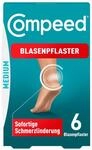 Compeed Blasenpflaster Medium - Hydrokolloid-Pflaster - mit Polsterung an der Ferse,
