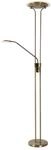 LUCIDE CHAMPION-LED - Stehlampe Mit Leselampe - LED Dim. - 3000K - Bronzefarbe