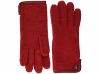 Roeckl Damen Klassischer Walkhandschuh Handschuhe, Rot (Red 450), 6.5