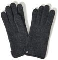 Roeckl Damen Klassischer Walkhandschuh Handschuhe, Schwarz (Anthracite 090), 7.5 EU