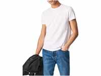 Pepe Jeans Herren Original basis 3 N T shirt, Weiß (White), XL EU