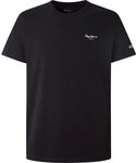 Pepe Jeans Herren Original Basic 3 N T-Shirt, Schwarz (Black), XS