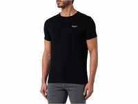 Pepe Jeans Herren Original Basic 3 N T-Shirt, Schwarz (Black), XS