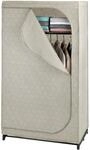 WENKO Kleiderschrank Mod. Balance mit Ablage und Kleiderstange, Stoffschrank zur