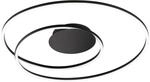 Fischer & Honsel|Deckenleuchte, Holy|sandschwarz|wei&szlig; matt|D: 68,00 cm|Ausl....