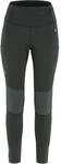 Fj&auml;llr&auml;ven Damen Abisko V&auml;rm Trekking Tights, Black/Iron Grey, S