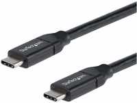 StarTech.com USB-C auf USB-C Kabel mit 5A Power Delivery - St/St - 2m - USB 2.0...