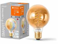 LEDVANCE SMART+ WIFI LED-Lampe, Gold-Tönung, 8W, 650lm, Kugel-Form mit 80mm