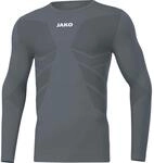 JAKO Kinder Longsleeve Comfort 2.0, Steingrau, XS