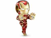 PANDORA x MARVEL Charm "Iron Man" Silber vergoldet 760268C01