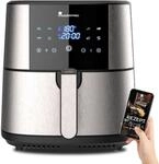 MasterPro Foodies | Freidora Sin Aceite | Air Fryer XXL con Capacidad de 6L y 1800W