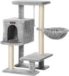 FEANDREA Kratzbaum, Kleiner Katzenbaum, 84 cm, hellgrau PCT142W01