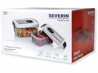 SEVERIN Vakuumierbehälter 2er Set 0.5L & 1.5L, Ideal zum Einfrieren und...