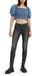 Levi's Damen 311 Shaping Skinny Jeans, Bloom Black , 26W / 32L