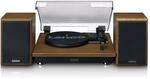 Lenco LS-100 - Hi-Fi Plattenspieler mit Bluetooth 5.0 - Externe Lautsprecher - 2 x 10