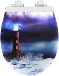 Cornat WC-Sitz "Light House" - Sanfte LED-Beleuchtung bei Nacht - Mit Akustiksensor -