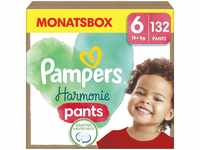 Pampers Harmonie Windeln Pants Baby, Größe 6 (15kg+), Monatsbox, sanfter...