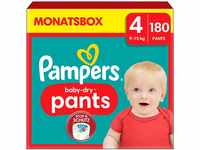 Pampers Windeln Pants Größe 4 (9-15kg) Baby-Dry, Maxi mit Stop- und Schutz