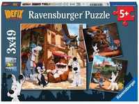 Ravensburger Kinderpuzzle 05626 - Idefix und seine tierischen Freunde - 3x49...