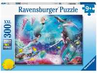 Ravensburger Kinderpuzzle - Im Reich der Meerjungfrauen - 300 Teile Puzzle für