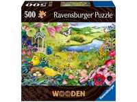 Ravensburger WOODEN Puzzle 17513 - Wilder Garten - 500 Teile Holzpuzzle mit...