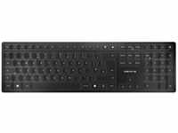 CHERRY KW 9100 SLIM, Kabellose Design-Tastatur, UK-Layout (QWERTY), Wahlweise