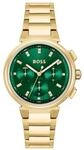 BOSS Multi Zifferblatt Quarz Uhr f&uuml;r Damen Kollektion ONE mit Goldfarben