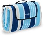 Relaxdays Picknickdecke XXL, Fleece Stranddecke, 200 x 200 cm