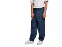 Urban Classics Herren 90‘s Jeans, mid indigo washed, 38