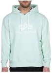 Alpha Industries Basic Hoody Kapuzensweat f&uuml;r Herren Mint