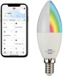 Brennenstuhl Connect WLAN LED Gl&uuml;hbirne SB 400 E14 (Kompatibel mit Alexa und...