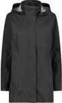 CMP - Damenjacke mit Kapuze und Druckkn&ouml;pfen, Schwarz, M