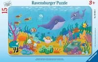 Ravensburger Puzzle Tierkinder unter Wasser - 15 Teile Puzzle ab 3 Jahre | 15...